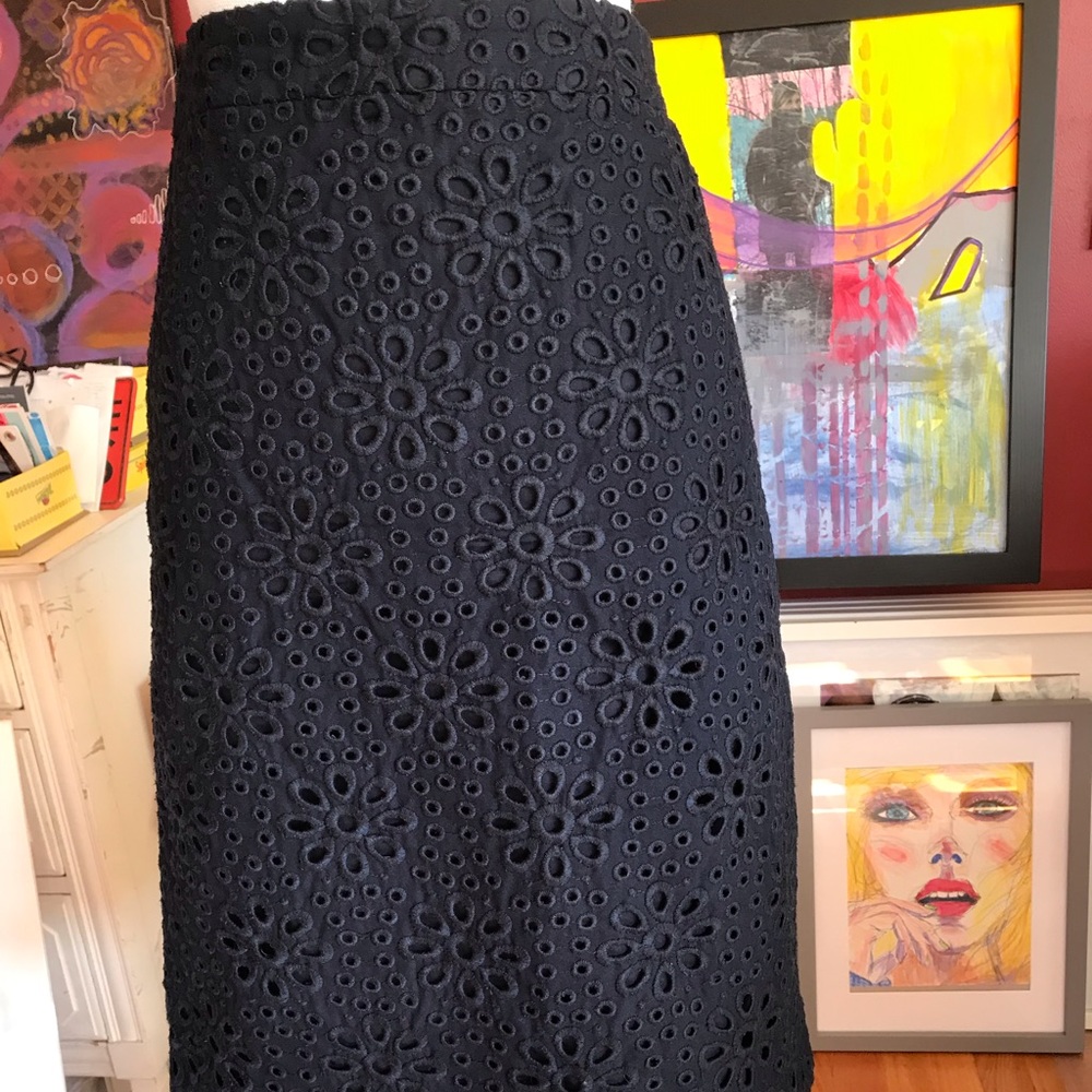 J. Crew eyelet skirt